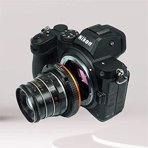 Image of PHOLSY Lens Mount Adapter Compatible with Leica M39 Lens (L39 M39 LTM 39mm Lens) to Nikon Z Mount Camera Body Compatible with Nikon Z fc, Z30, Z9, Z8, Z6, Z7, Z5, Z50, M39 to Z