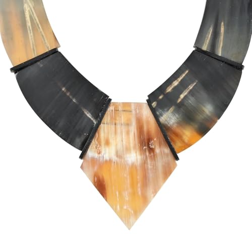 Shop LC Natural Brown Black Buffalo Horn Necklace Delicate Jewelry Birthday Women Jewelry for Women Size 20-22