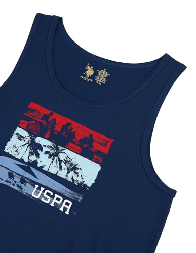 Image of U.S. Polo ASSN. Mens OEV02 Brand Print Comfort Fit Vest - Pack of 1