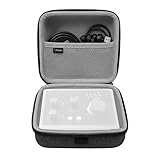 Musiin Audio Interface Case Compatible with Sonicake QME-20/Audient iD4 MK2,NI komplete Audio1/2,features soft lining, mesh pocket for cables, and comfy handle—ideal for studio, rehearsal, and travel.