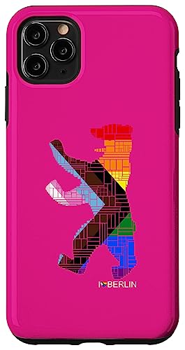 Cadeau amusant Gay Berlin Rainbow LGBT Pride Month 2023 LGBTQ Coque pour iPhone 11 Pro Max