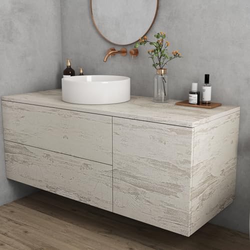 Papier peint gris marron adhésif pour relooker facilement vos murs