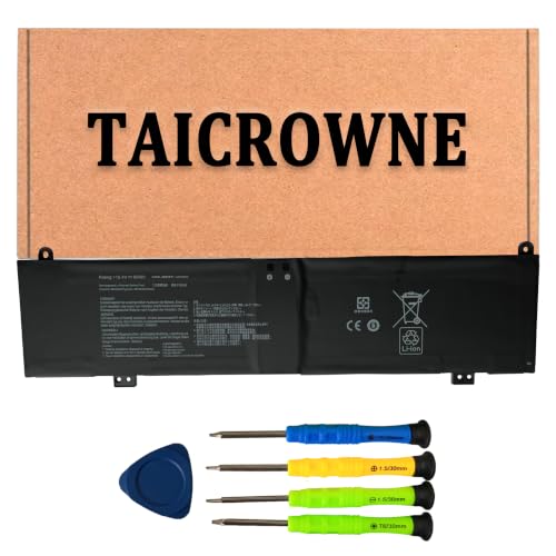 TAICROWNE 90Wh C41N2013 Laptop Battery Replacement for Asus Rog Strix G15 G513 G513R G513IR G513IM G513QM G513QR G513QY G17 RTX 3070 G713 G713R G713QR G713QM Series Notebook Black 15.4V 5845mAh