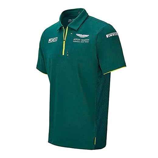 Aston Martin Racing F1 Men's 2021 Team Polo Shirt Green S