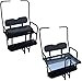 Performance Plus Carts Club Car DS Golf Cart Rear Flip Back Seat Kit for 1982-2000.5 - Black