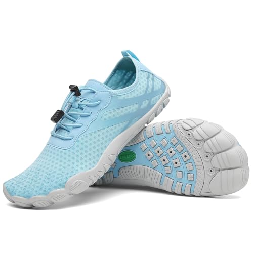 Image of SAGUARO Water Shoes for Women - Barefoot Quick-Dry Aqua Sock, Lightweight, Breathable for Swimming, Beach and Outdoor Activities Size 5.5-10.5