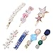 Produktbild 7Pcs Perle Haarspange Damen, Zart Acryl Harz Haarklammern Haarspangen Pins, Kunstrhinestone Haarspange Haarnadeln Haar Klammer Haar Elegante Haarschmuck Zubehör für Frauen, Damen Mädchen