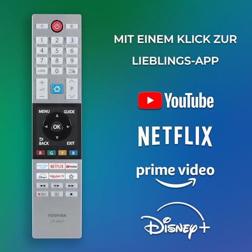 Toshiba 55 Zoll VIDAA TV Fernseher (4K UHD Smart TV, HDR Dolby Vision, Triple-Tuner, Bluetooth, Dolby Audio) 55UV3463DAW – Bild 5