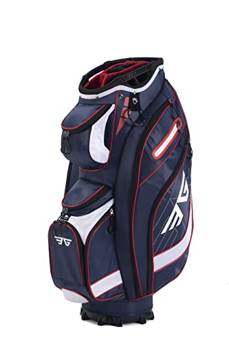 Eagole Super Light Golf Cart Bag,14 Way Top And Full Length Divider,10 Pockets/Rainhood Included(Navy) #TOP10
