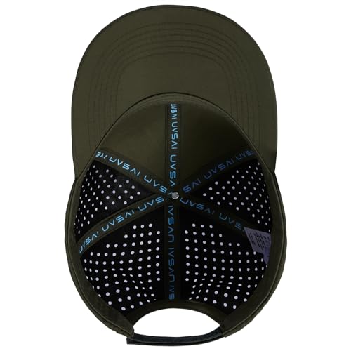 Image of UPF 50+ Performance Water Resistant Baseball Cap Lightweight Breathable Hat Golf Running Boat Hiking for Men Women