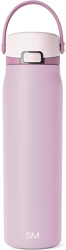 Miniatura 10 de Simple Modern Mesa Sport - Botella de agua con tapa de pico cubierta | Botella de acero inoxidable aislada de 24 onzas apta para portavasos, para