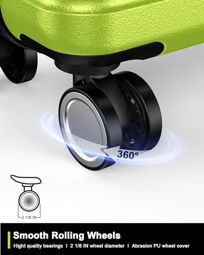 BEOW-Luggage-Sets-4-Piece-Expandable-Luggage-Sets-with-Spinner-Wheels-TSA-Lock-Suitcases-with-Carry-on-Luggage-Green