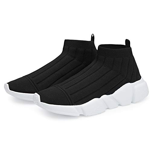 Image of Casbeam Men's Running Knit Comfortable Lightweight Breathable Casual Sports Shoes Fashion Sneakers Slip-On Walking Shoes