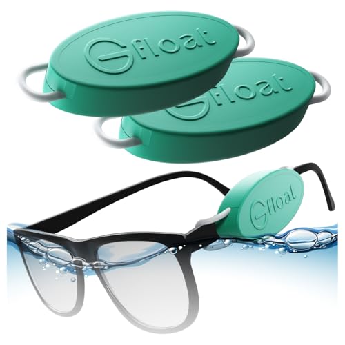 Image of GFLOAT Floating Eyewear Retainer - Sunglasses & Prescription Glasses Float, No Strap, Water Sports