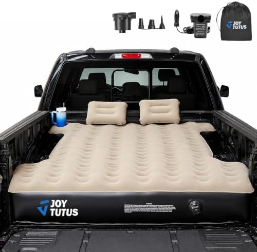 JOYTUTUS Truck Bed Mattress for 5.5-5.8Ft, Full Size Inflatable M...
