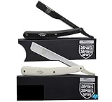 Navaja de afeitar roja profesional para hombres Navajas de depilación Salon Barber Razor Nueva calidad mejorada Ideal Set de regalo YNR