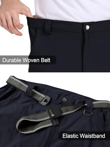 Men's Cargo Hiking Pants Water Resistant Lightweight Quick-Dry Work Pants3