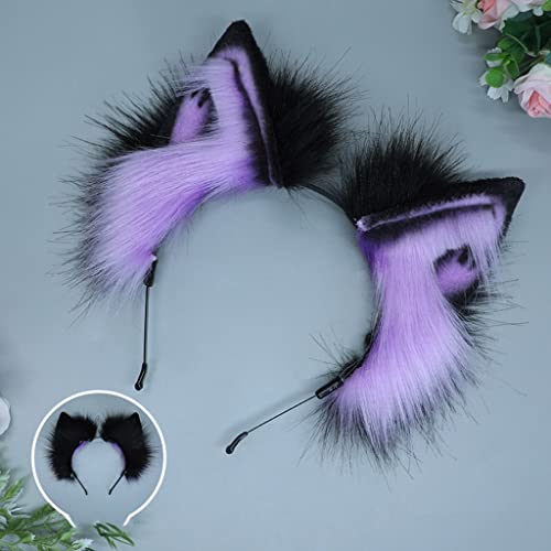 Serre-tête oreilles de chien loup comme accessoire cheveux Noël à offrir