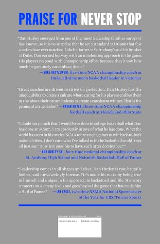 Image of Never Stop: Life, Leadership, and What It Takes to Be Great