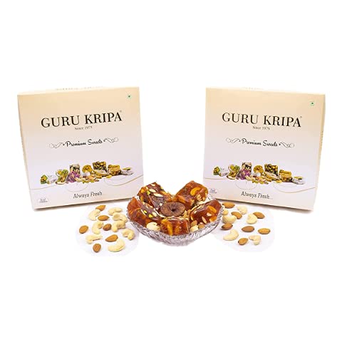 Guru Kripa Sion's Dry Fruit Mithai (Kaju Badam Halwa, 500g)