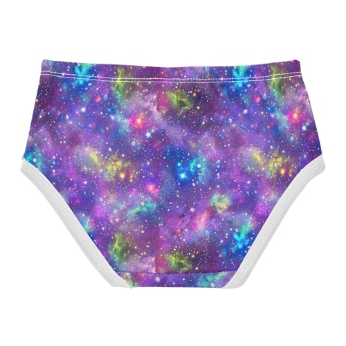 Colorful Toddler Girls Underwear 2t Cotton Cute Panties Girl Colorful Universe Stars Blue Undies Kids Briefs2