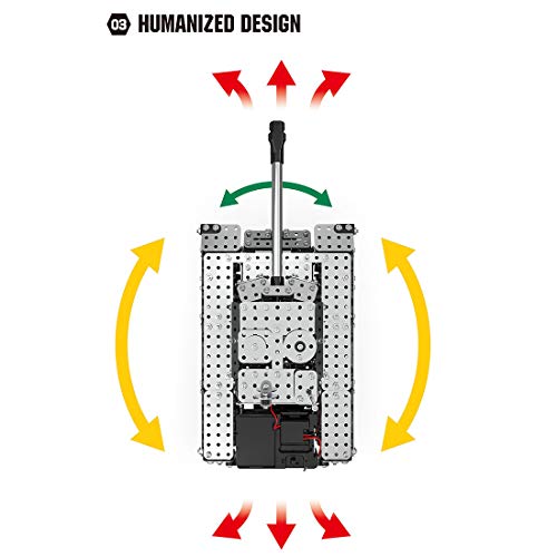12che Panzer Spielzeug Set, 952 Stücke 1:16 Metall Panzer Ferngesteuert, Panzer Modellbausatz für Kinder und Erwachsene – Bild 6