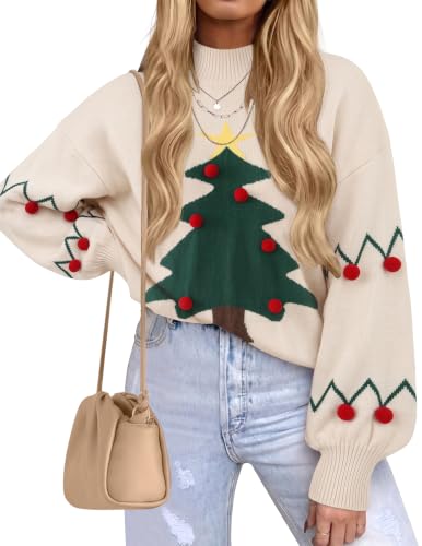Image of ZESICA Women's 2026 Fall Striped Pullover Sweaters Tops Fashion Outfits