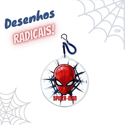 BOLA VINIL HOMEM ARANHA EMBAIXADINHA COM CLIP DE ROUPA