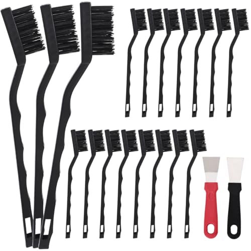 15 PCS Mini Nylon Brush Set for Cleaning