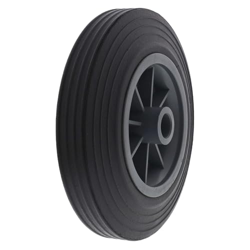 The Drive Ersatzrad für Anhänger-Stützrad, PVC-Felge, Vollgummireifen Ø...