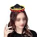 DIYARTS 3 PSC Mini Sombrero Mexicano De Copa para El Cabello Decoración...