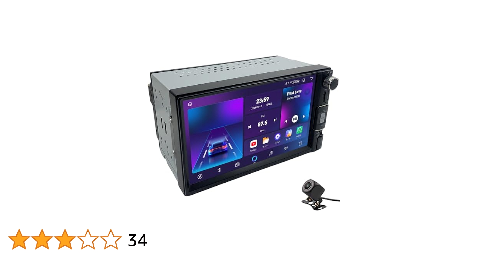 Amazon.co.jp: Pirara 2Din Android10.0カーナビ オーディオ体型