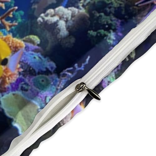 Parure de lit pour animaux en microfibre douce motif poisson tropical - 6