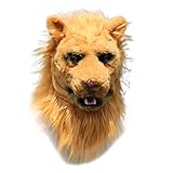 Storage Bag Halloween Full Head Face Cover Animal Cosplay Headgear Full Head Panda Rooster Foxes Face Cover Novelty Special Use Clothing