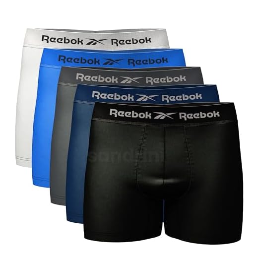 Kit 5 Cuecas Boxer Reebok Masculinas Microfibra Adulto Box Sem Costura Sortidas (BR, Alfa, GG, Regular, Sortidos 2)