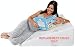 Relax Home Life - Foam Bed Wedge Bamboo Pillow Replacement Cover ONLY - Designed to Fit Only Relax Home Life Wedge Pillows (30.5"W x 33"L x 12"H)