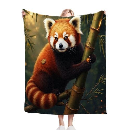Manta Polar 220 x 240 Panda Pequeño Amarillo, Mantas de Franela Mantilla para Cama 135/150, Microfibra Manta de Viaje Multiuso para Oficina Niños y Adultos, 220x240 cm A278