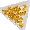 25 Golden Yellow Bell Flower Beads, 6x8mm Czech Glass Flowers for DIY Jewelry, Craft Lovers and Beading Enthusiasts #3