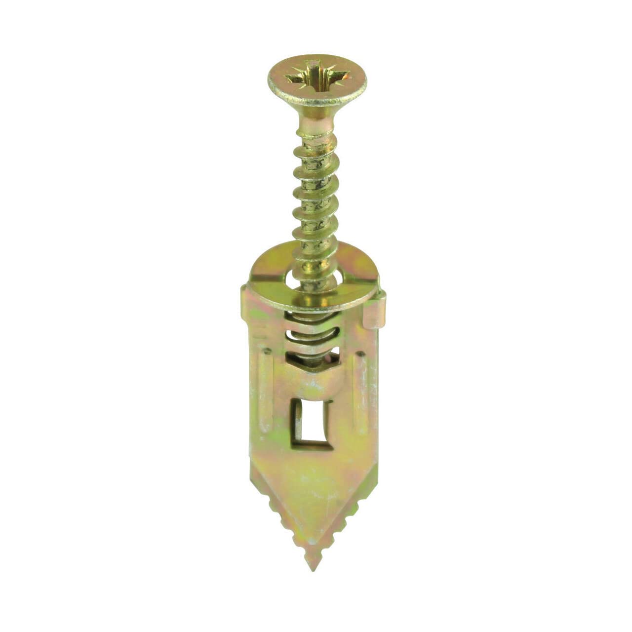 Timco Light/Yellow Hammer-In Plasterboard Fixing 4 X 30Mm Zinc/Yell Pass (Pack Of 10)