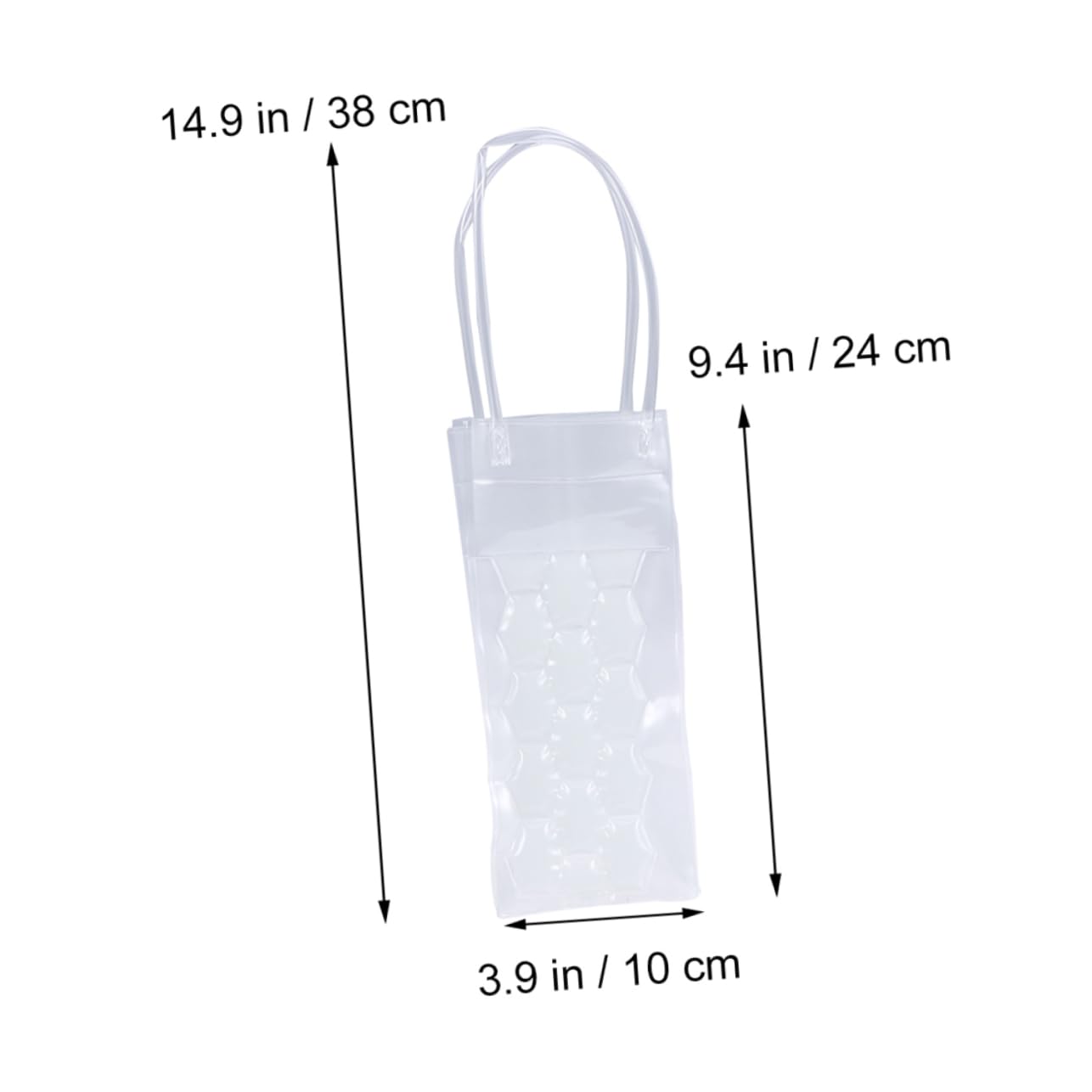 BEBEMOKO Wine Cooler Bag Wine Carrier Portable Bottle Cooler 750ml Ideal for Picnics Random Color