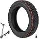 VOLOHAS 10x2,30-6,5 Offroad Tubeless Reifen für NIU KQi2/KQi2 Pro Elektroroller Zubehör Vorne/Hinten Verschleißfester Vakuumreifen rutschfeste Dicke Reifen Ersatzräder Ventil (1 Stück)