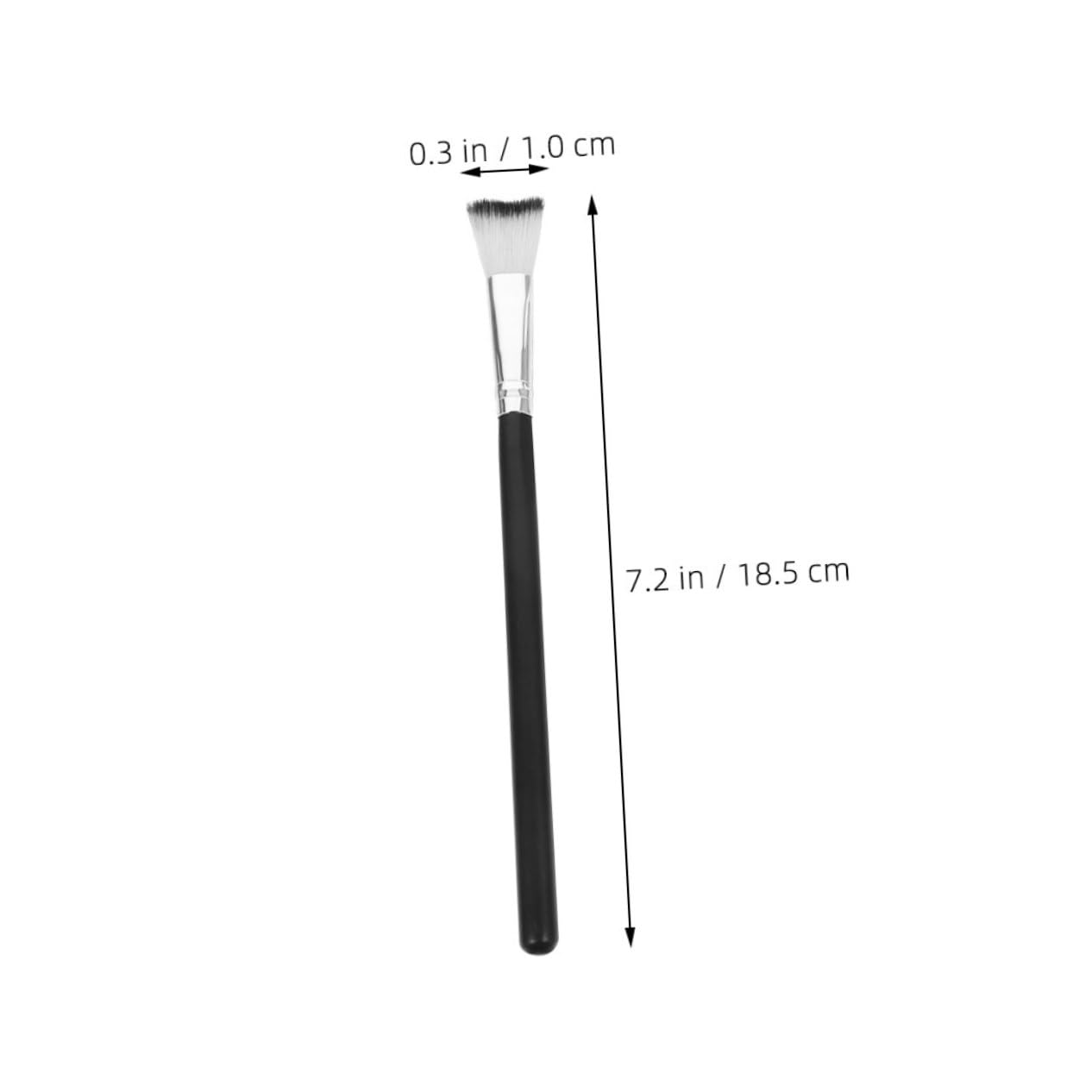 SHERCHPRY Nose Contour Brush for Makeup Soft Bristles Highlighter Tool Shaped Fish Tail Design for Precise Application for Blush and Powder