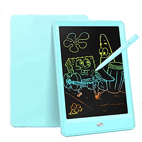 Bravokids Toys for 3-6 Years Old Girls Boys, LCD Writing Tablet 10 Inch Doodle Board, Electronic Drawing Tablet Drawing Pads, Educational Birthday Gift for 3 4 5 6 7 8 Years Old Kids Toddler (Blue)