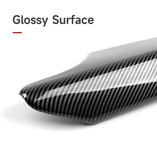 Image of Car Inner Door Handle Armrest Cover Decals for 2022 2023 2024 2025 2026 Honda Civic 11th Gen Accessories ABS Carbon Fiber Stickers