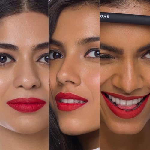 Image of SUGAR Cosmetics Matte Attack Lipstick for Women | Transferproof & Smudgeproof | Lasts upto 12hrs | Enriched With Jojoba Oil | 2gm - Red Zeppelin