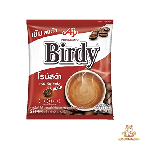 Ajinomoto Birdy Robusta 3 in 1 Instant Coffee, 27-Count
