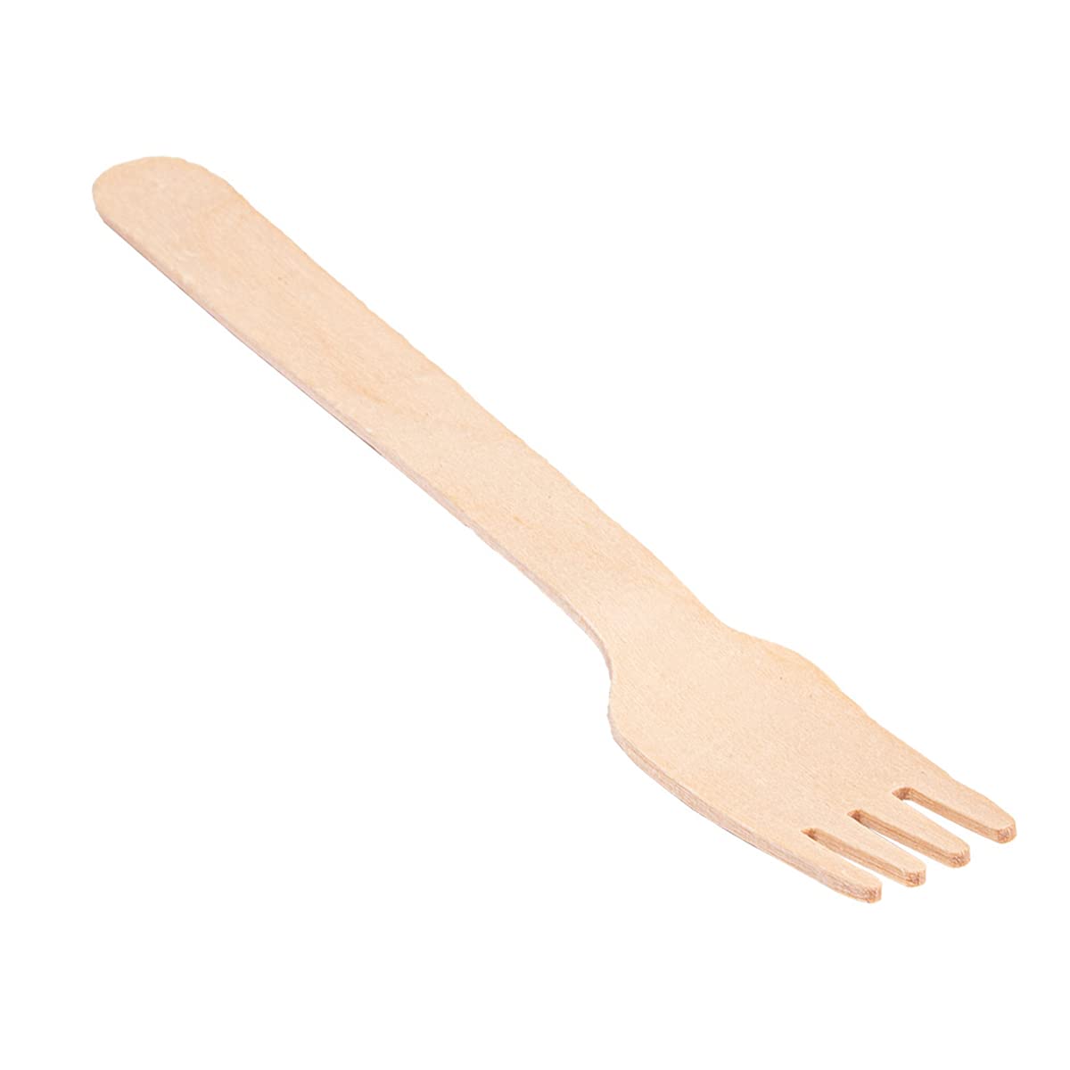 García de Pou Tenedores 14 cm Madera Natural 100 unidades