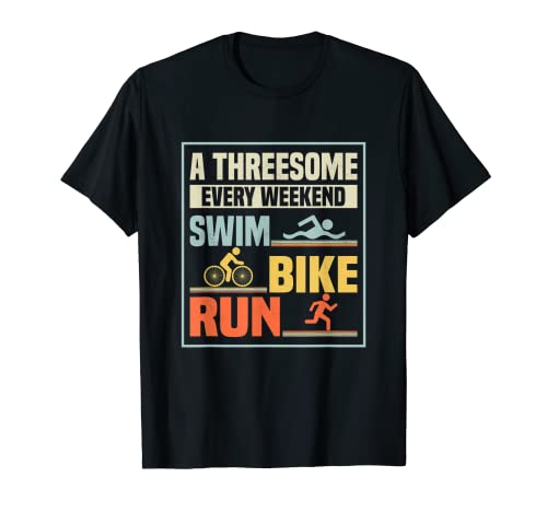 Un trío cada fin de semana - natación, bicicleta, correr, triatlón Camiseta