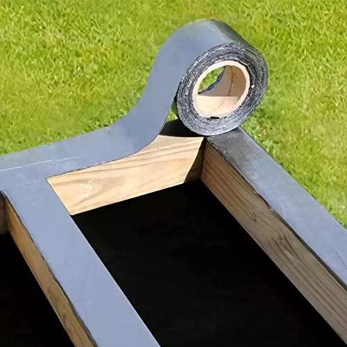 Image of EGEN 4 inch x 50' Deck Joist Tape Butyl Flashing Tape, Joist Tape for Decking for Deck Joist and Beams Protection (3 Rolls)