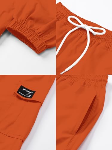 Image of SANGTREE Girls & Womens Drawstring Cargo Jogger Pants,3 Years - Women 3XL